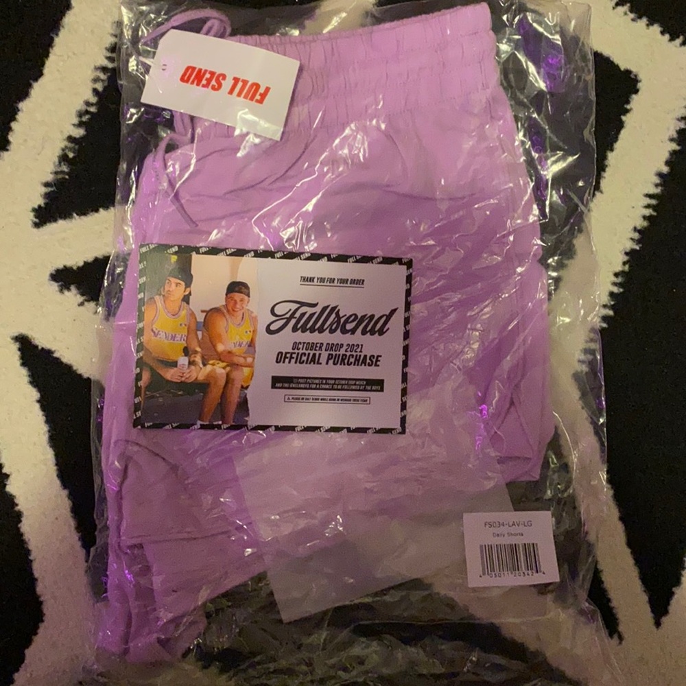 NELK Boys October drop purple Full Send shorts